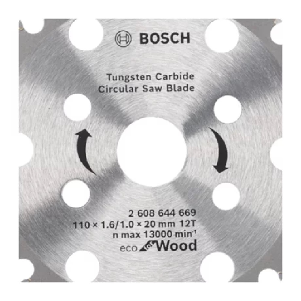 BOSCH CIRCULAR SAW BLADE  4" 12T (ECO FOR WOOD) 2608644669