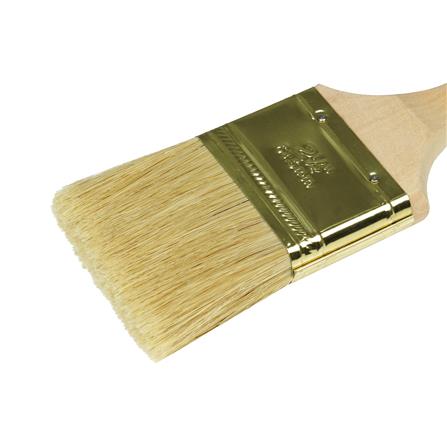 MATALL 2.5" SYNTHETIC BRUSH WOODEN HANDLE WHITE