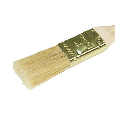 MATALL 1.0" SYNTHETIC BRUSH WOODEN HANDLE WHITE