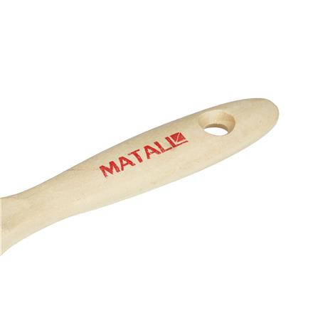 MATALL 1.0" SYNTHETIC BRUSH WOODEN HANDLE WHITE