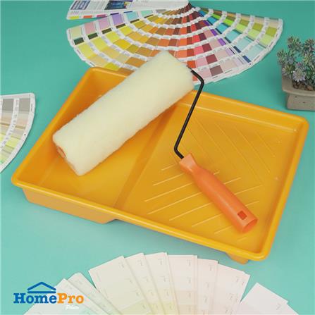 MATALL PAINT TRAY SET WITH 10" ROLLER & YELLOW TRAY PR16111