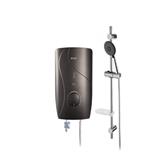ALPHA SHOWER HEATER NON PUMP WITH HAND SHOWER F7-E DARK MOCHA (CHROME SHOWER SET ACCESSORIES SET)