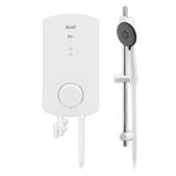 ALPHA SHOWER HEATER NON PUMP WITH HAND SHOWER RS-E WHITE (WHITE SHOWER ACCESSORIES SET)