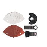 BOSCH MULTI CUTTER ACCESSORIES UNIVERSAL SET 13PCS/PACK (SANDING/CUTTING/SCRAPING)