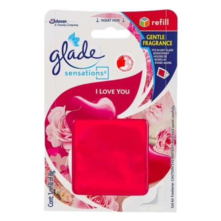 GLADE SENSATIONS REFILL 8G I LOVE U
