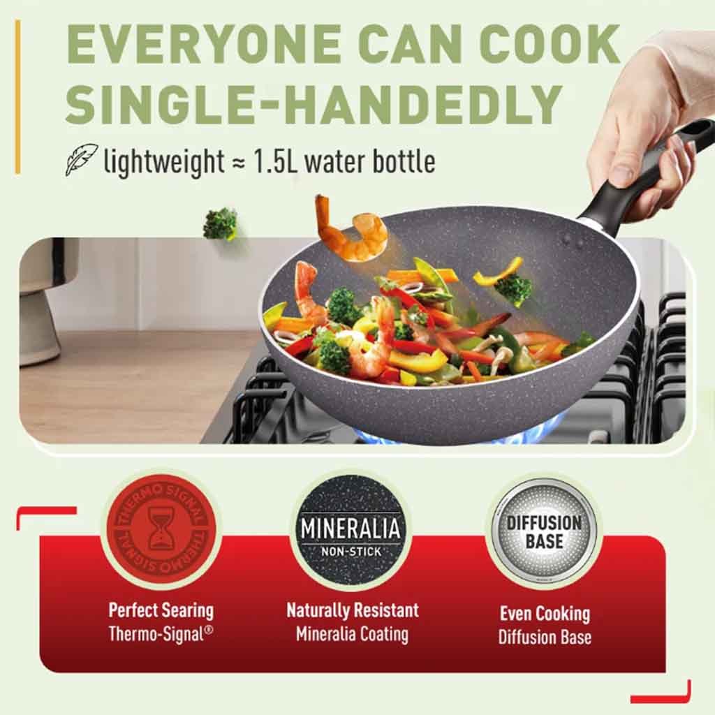 TEFAL NATURA 5-PIECE SET (WP28, WP16, FP24, LADLE & SPATULA)