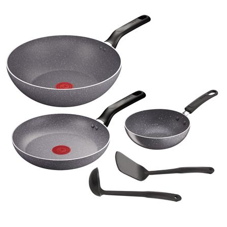 TEFAL NATURA 5-PIECE SET (WP28, WP16, FP24, LADLE & SPATULA)