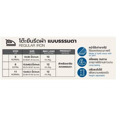 IRON BOARD 6 LEVELS GEO PLIM GREY