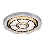 BRIGHT OBJECTIVES CEILING LAMP LED 16150 96W 3C 50CM SILVER CHROME WHITE