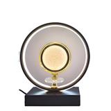 BRIGHT OBJECTIVES TABLE LAMP MT-16261 BK 30CM BLACK+GOLD