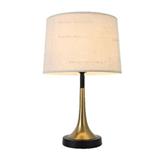 BRIGHT OBJECTIVES TABLE LAMP MT-14535 30CM BLACK+BEIGE+GOLD