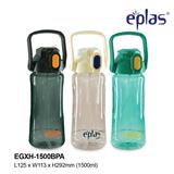 EPLAS WATER BOTTLE  1500ML W/STRAW -EGXH-1500BPA