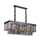 BRIGHT OBJECTIVES CHANDELIER CRYSTAL LIGHT 13822/600X300 60CM BLACK