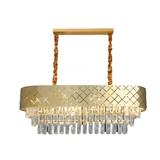 BRIGHT OBJECTIVES CHANDELIER CRYSTAL LIGHT 15701/1000X350 100CM GOLD