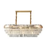 BRIGHT OBJECTIVES CHANDELIER CRYSTAL LIGHT 15702/1000X350 100CM GOLD