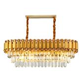 BRIGHT OBJECTIVES CHANDELIER CRYSTAL LIGHT 12780/800X300 80CM GOLD