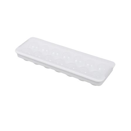 ROUND ICE CUBE TRAY WITH 14 COMPARTMENTS WHITE