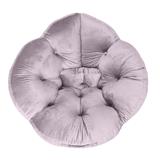 HLS CHAIRPAD FLOWER 34X43" PURPLE