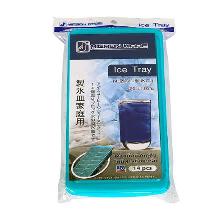 ICE CUBE TRAY WITH 14 HOLES JCP 5102 WHITE/BLUE