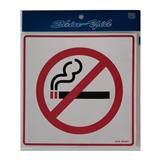 SHIN YIH SIGNAGE 8"X8" SW201 DILARANG MEROKOK/NO SMOKING
