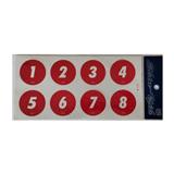 SHIN YIH SIGNAGE 5"X10" A 1-8 TABLE NUMBER