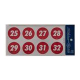 SHIN YIH SIGNAGE 5"X10" A 25-32 TABLE NUMBER