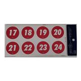 SHIN YIH SIGNAGE 5"X10" A 17-24 TABLE NUMBER