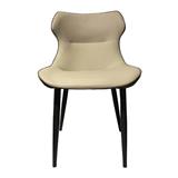 DINING CHAIR H005 PU KHAKI BEIGE