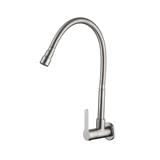 LIVINOX SINK FAUCET WALL LST-MA201F MATT STAINLESS STEEL