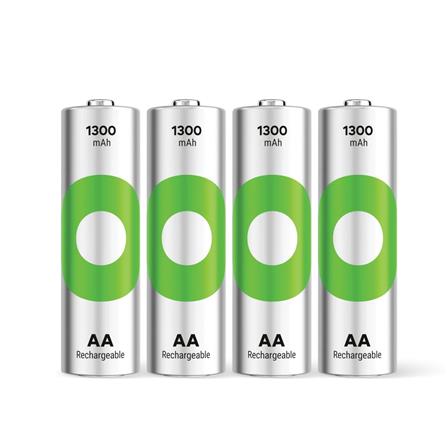 GP RECYKO RECHARGEABLE BATTERY 1300mAh AA 4S