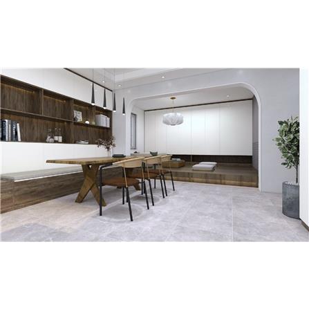 GUOCERA FLOORTILE 60X60CM MICROSTEP BORA MARBLE YR8026DM-1A GREY 1.44M2