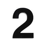 S&T NUMBERING ARABIC 2 75MM BLACK