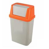 OUTDOOR GARBAGE BIN KEYWAY 45L CV453 ORANGE