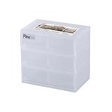 SMALL DRAWER BOX KEYWAY 6 COMPARTMENT 22.5x14.1x26CM DM3006 WHITE