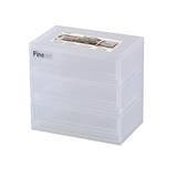 SMALL DRAWER BOX KEYWAY 3 COMPARTMENT 25.8X16X24.7CM DM33 WHITE