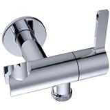 JOHNSON SUISSE LIRA 1/2" ANGLE VALVE WITH HANDSHOWER HOLDER WBFA301676CP