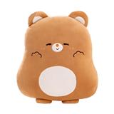 HLS PLUSH CUSHION B-BEAR 40CM BROWN
