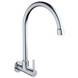 JOHNSON SUISSE LIRA 1/2" WALL SINK TAP WITH SWIVEL (ROUND) WBFA301673CP