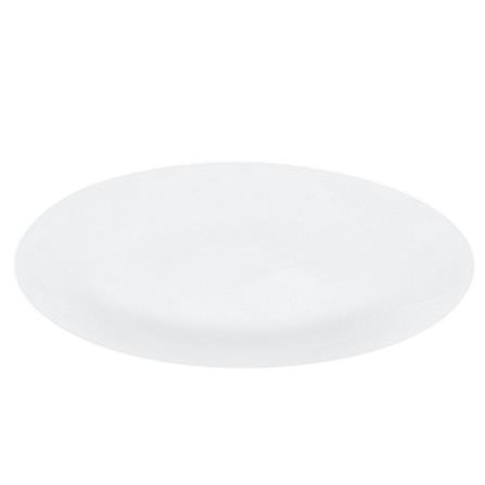 PLATE ROUND OPAL GLASS 10" KECH AURA WHITE