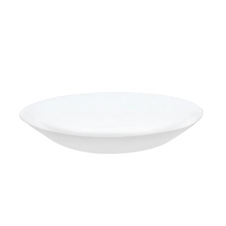 OPAL GLASS PLATE 7.5IN KECH AURA WHITE