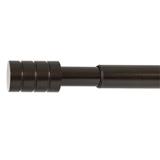 HLS CURTAIN ROD 19MM CANDERA 120-210CM DARK BROWN