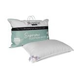 NOVELLE SUPREME COTTON RICH PILLOW 48X74CM WHITE