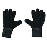 PROSIRY SAFE GLOVES LEATHER HEAT RESISTANCE 10" BLACK/GREY
