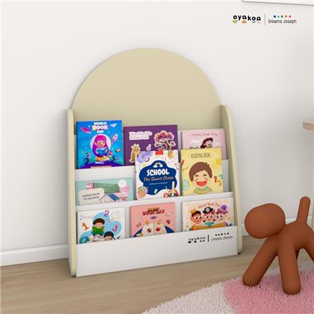 KIDS BOOKSHELF OYAKOO BONNIE CREAM/WHITE [EXCLUSIVE FROM HOMEPRO THAILAND]