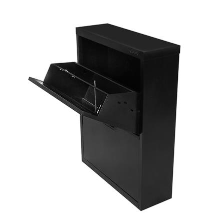 STEEL CABINET WITH SWING DOORS SW-102 BLACK [EXCLUSIVE FROM HOMEPRO THAILAND]