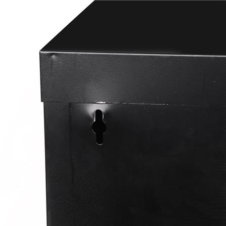 STEEL CABINET WITH SWING DOORS SW-102 BLACK [EXCLUSIVE FROM HOMEPRO THAILAND]