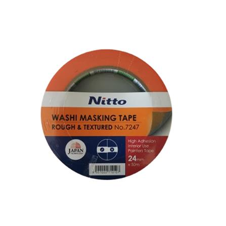NITTO WASHI MASK TAPE NO.7247 24MMx50M ORANGE
