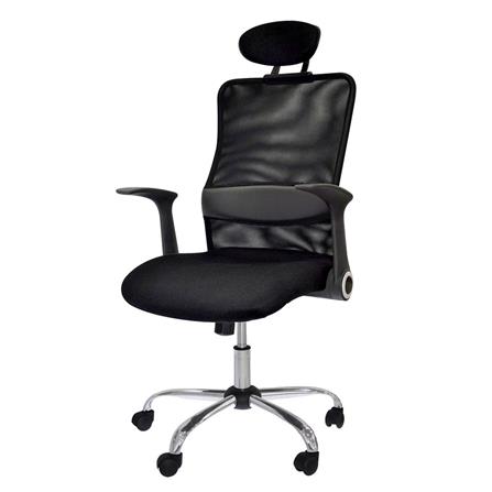 OFFICE CHAIR SURE PL-124 THUNDER BLACK [EXCLUSIVE FROM HOMEPRO THAILAND]