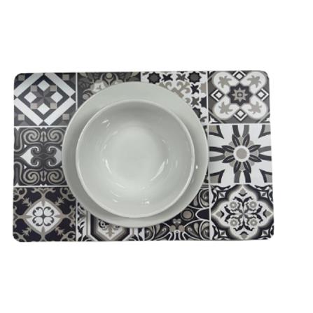 LUXORY PP PLACEMAT RETRO GREY MOROCCO- C