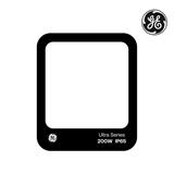 GE LED FLOODLIGHT 200W WARM WHITE BLACK SQUARE